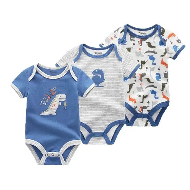  Soft 100 Cotton Baby Bodysuits 3 Pack Toyland EU -  ToylandEU™