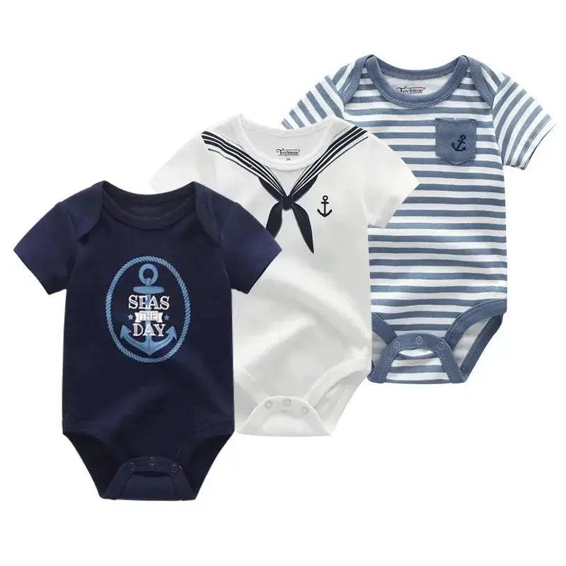  Soft 100 Cotton Baby Bodysuits 3 Pack Toyland EU -  ToylandEU™