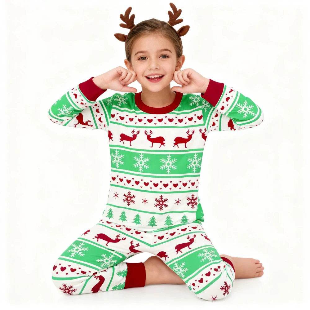 Soft 100 Percent Cotton Kids Pajama Set With Animal Embroidery For Boys And Girls - ToylandEU