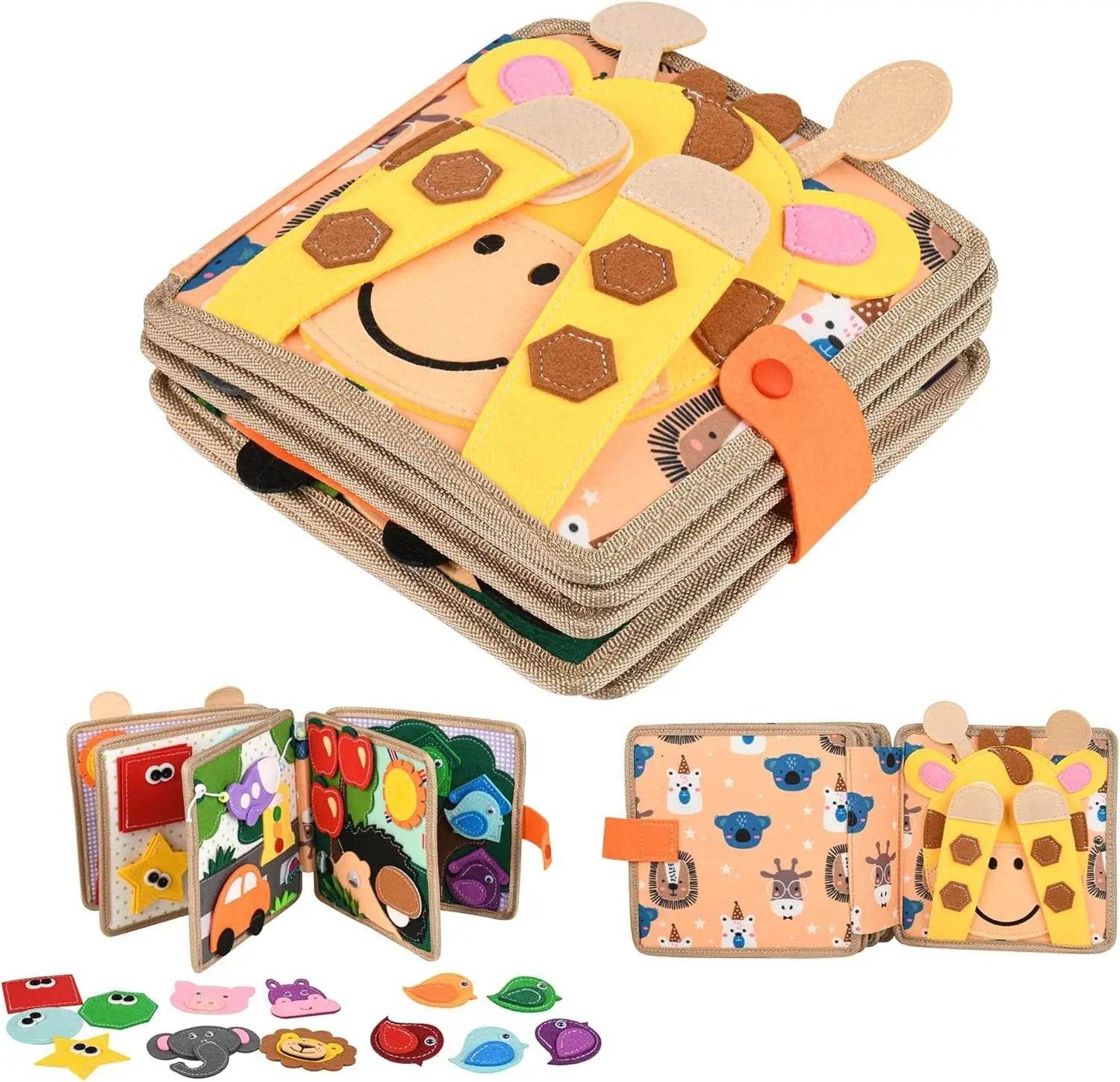 Baby Toy Soft 3D Cloth Book Montessori Infant Learning Toys - ToylandEU