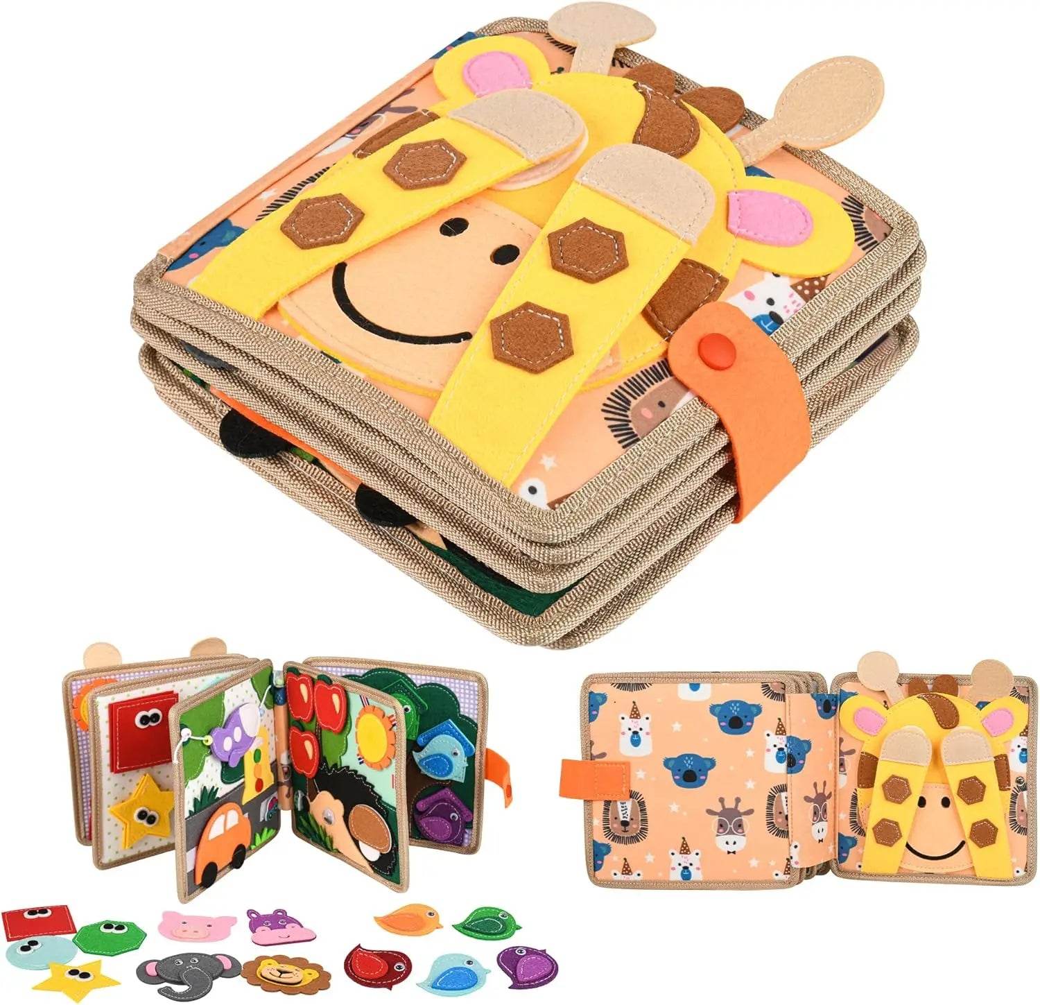 Baby Toy Soft 3D Cloth Book Montessori Infant Learning Toys - ToylandEU