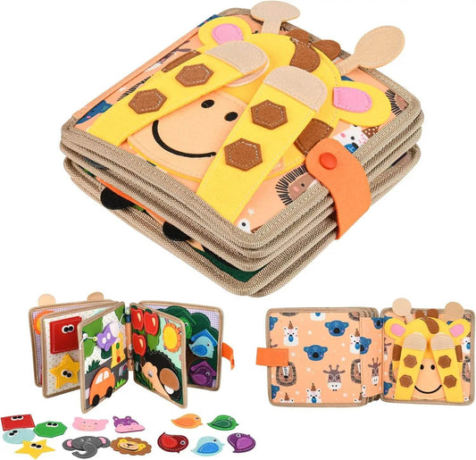 Baby Toy Soft 3D Cloth Book Montessori Infant Learning Toys - ToylandEU