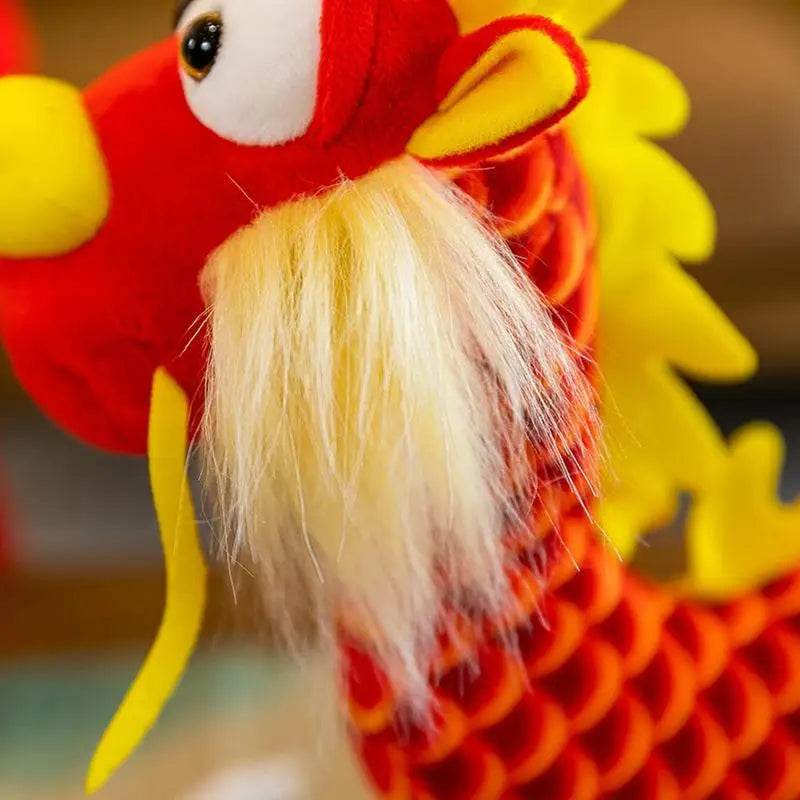 Soft & Adorable Chinese Dragon Plush Toy - Perfect Good Luck Charm & Year Gift - ToylandEU