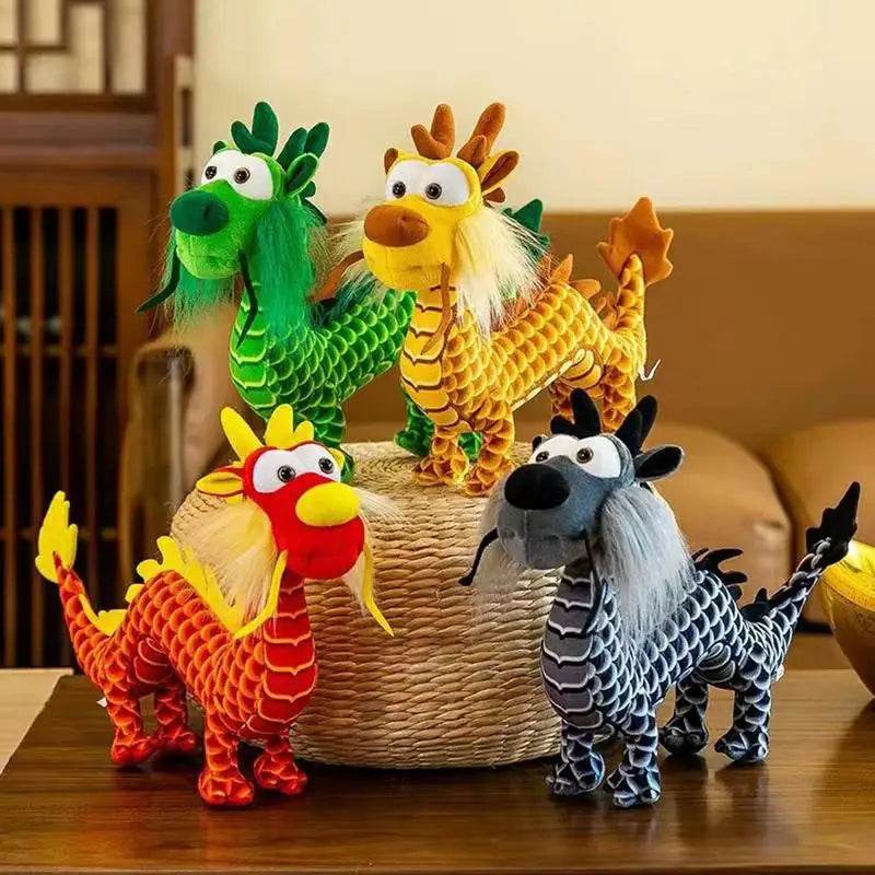Soft & Adorable Chinese Dragon Plush Toy - Perfect Good Luck Charm & Year Gift - ToylandEU