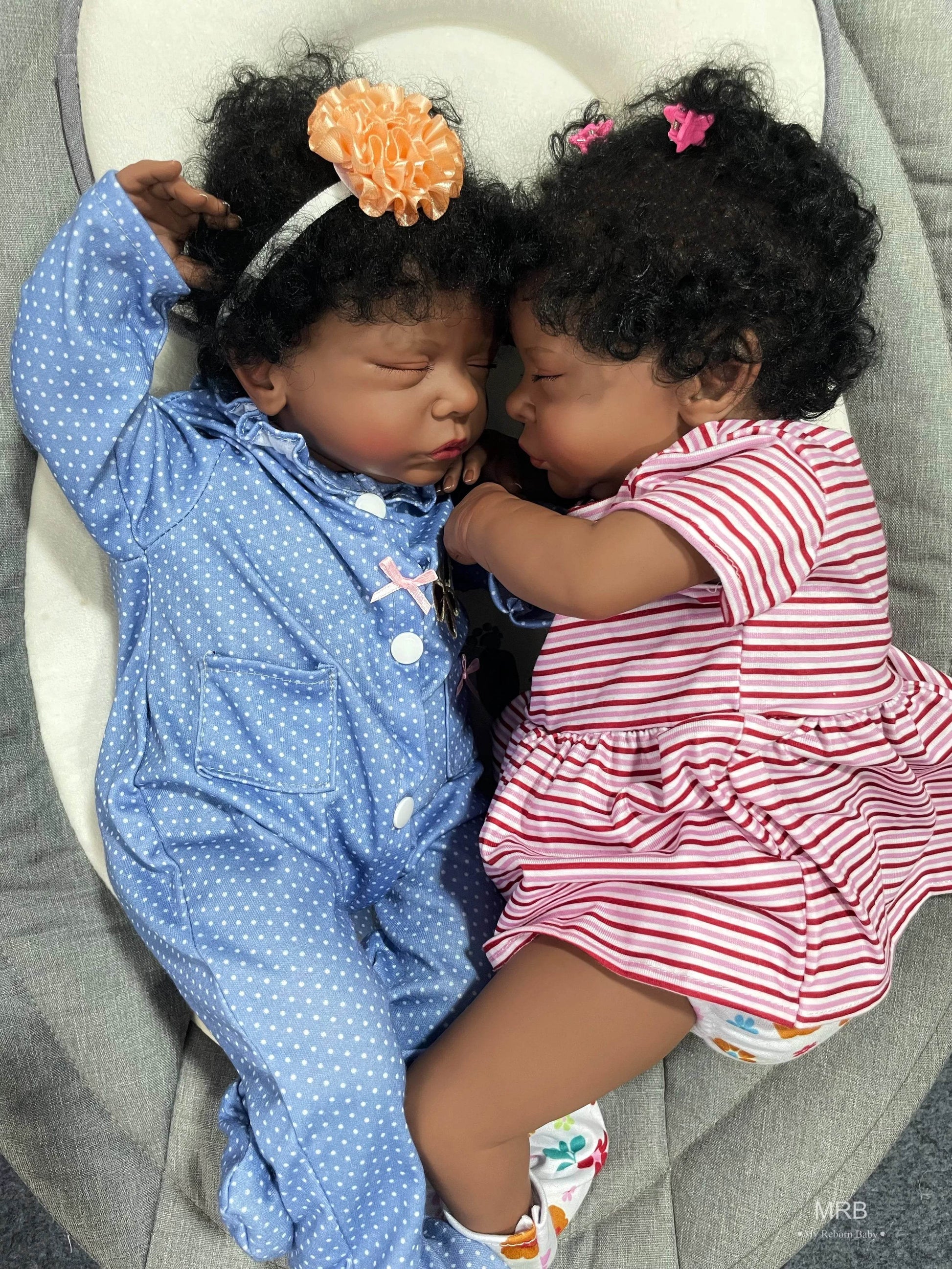 Soft African American Reborn Doll With Rooted Hair For Girls - ToylandEU