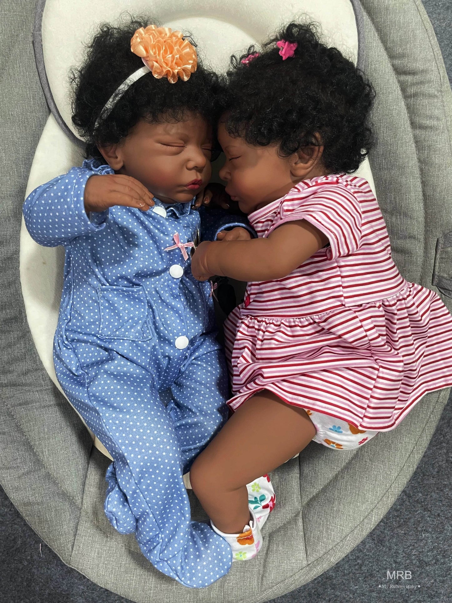 Soft African American Reborn Doll With Rooted Hair For Girls - ToylandEU