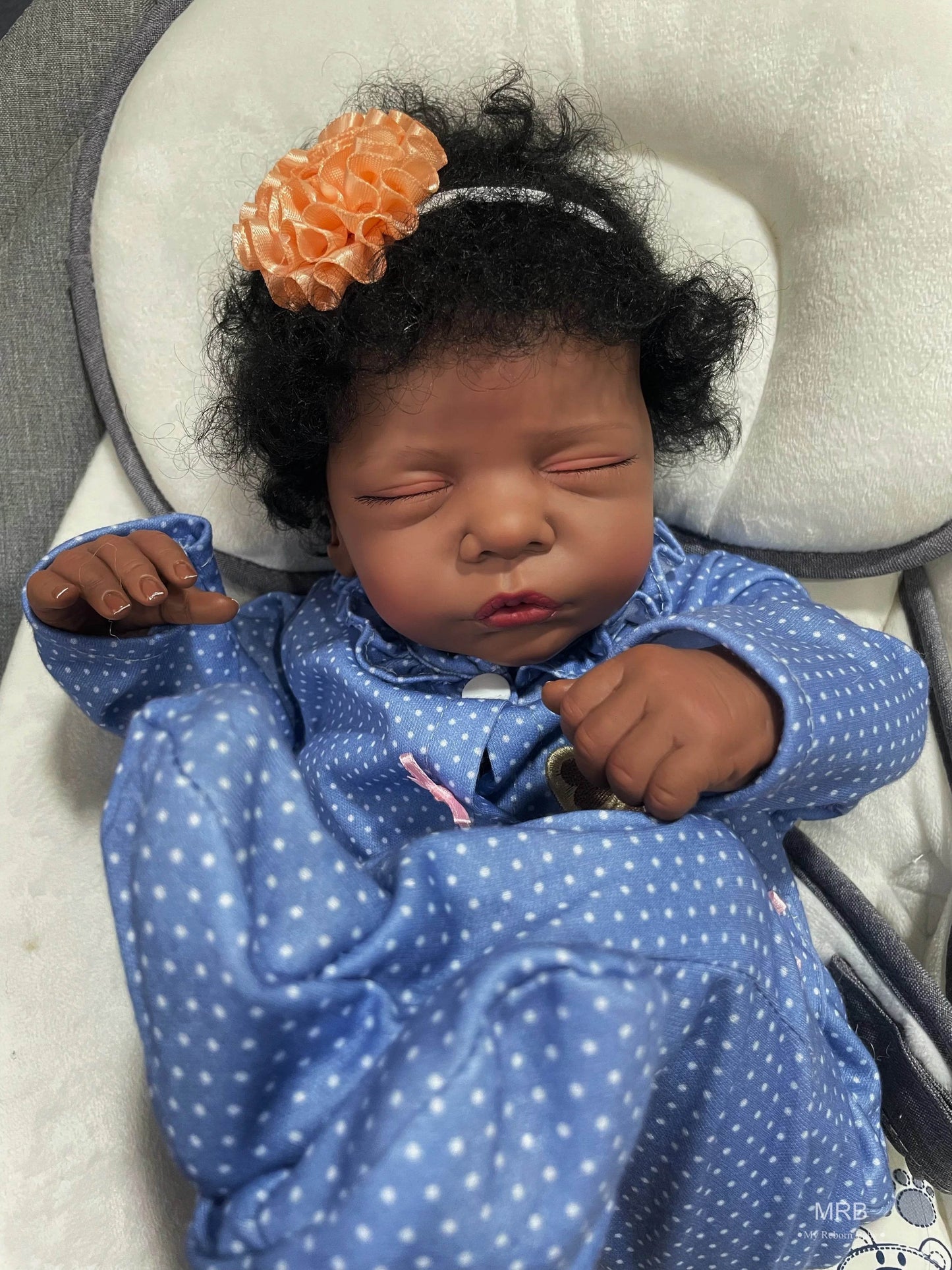 Soft African American Reborn Doll With Rooted Hair For Girls - ToylandEU