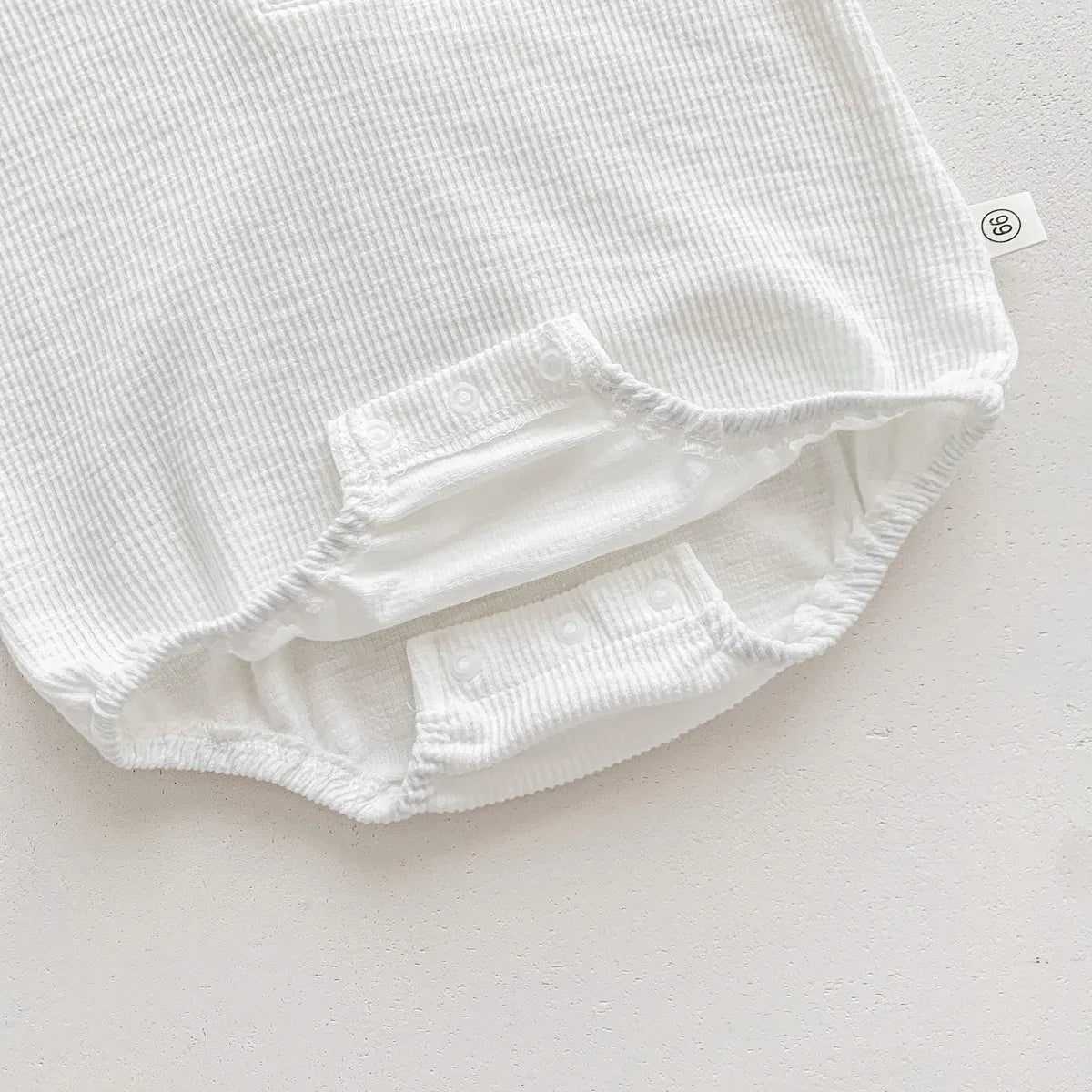 Soft Baby Bodysuits Summer Short Sleeve Cartoon Bear Letter Print Crawling One Piece For Infants 0 To 12 Months - ToylandEU