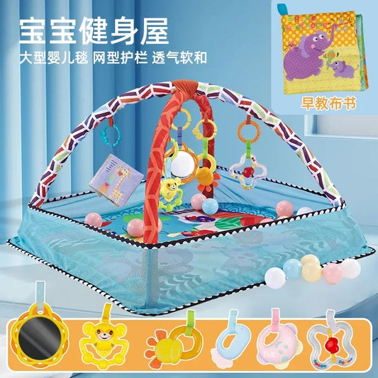 Soft Baby Crawling Gym Blanket With Multifunctional Educational Mats For Infants - ToylandEU