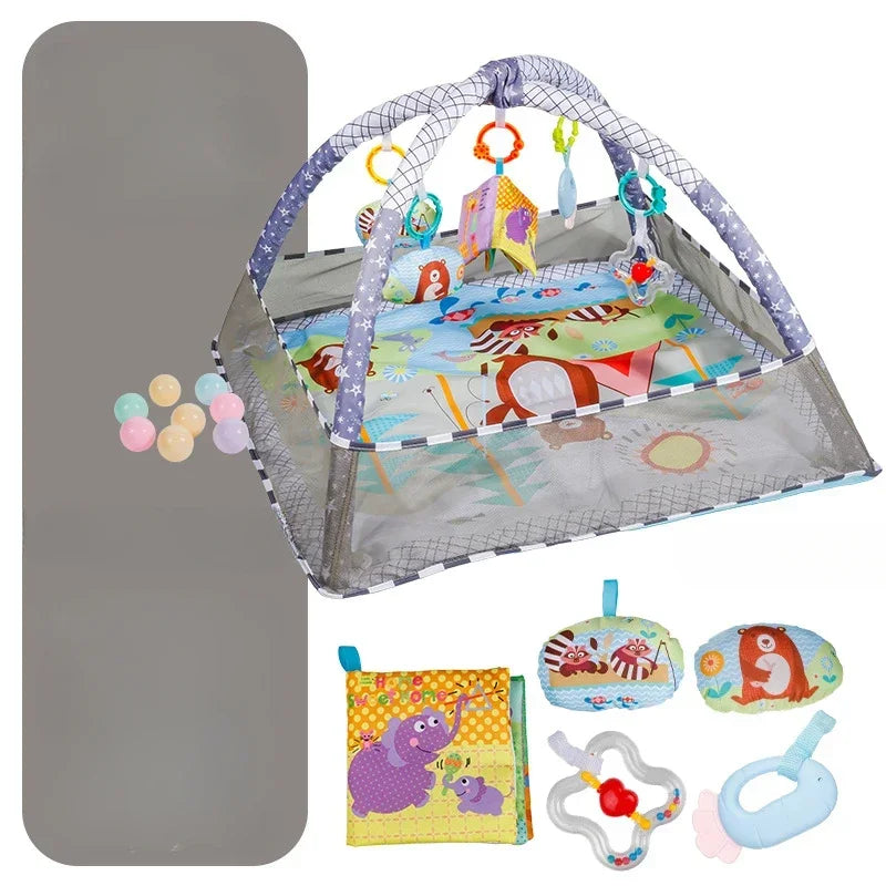 Soft Baby Crawling Gym Blanket With Multifunctional Educational Mats For Infants - ToylandEU