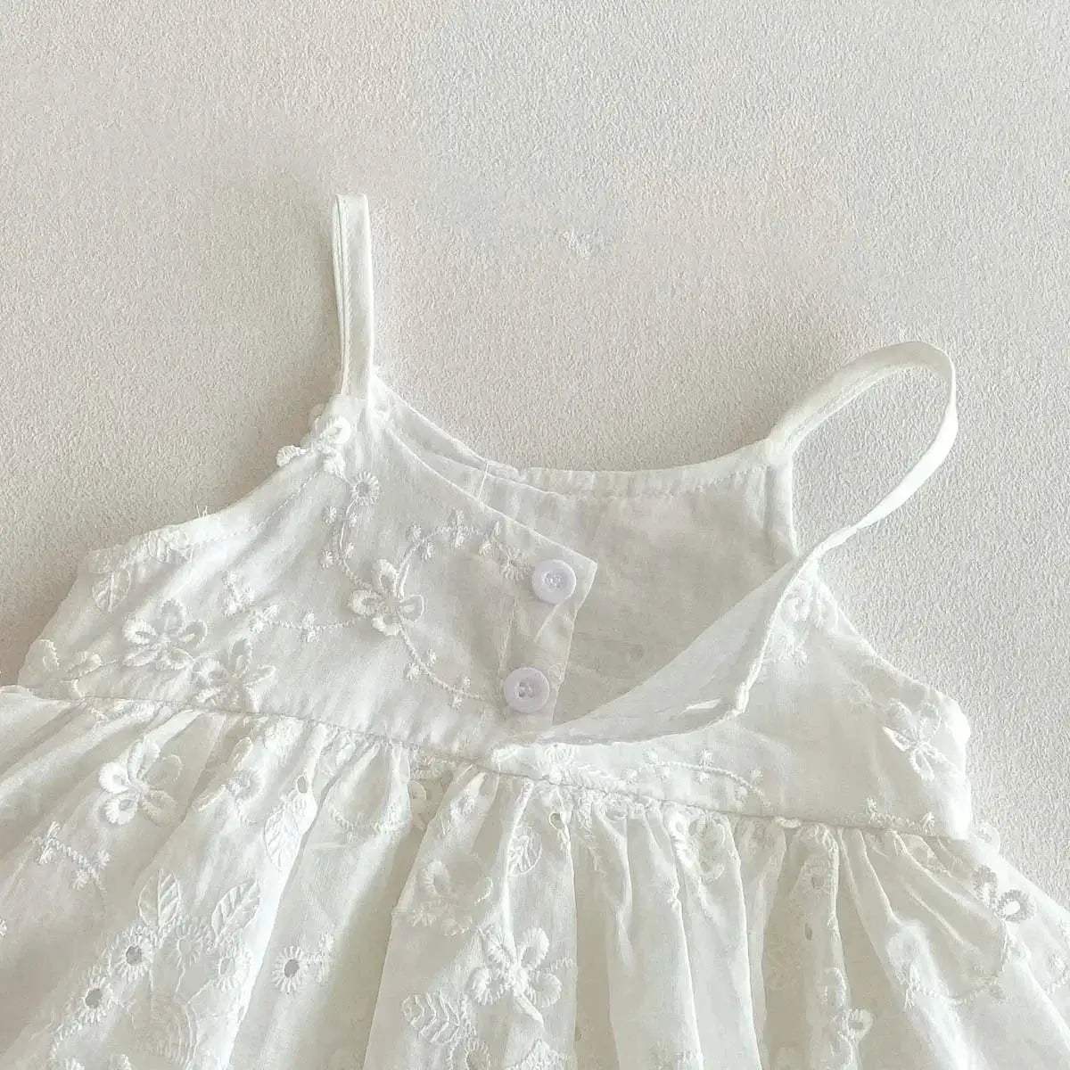  Soft Baby Dress Korean Embroidered Sling Toyland EU -  ToylandEU™