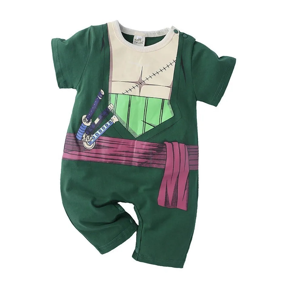 Soft Baby Romper Anime Zoro Graphic For 1 To 3 Years - ToylandEU
