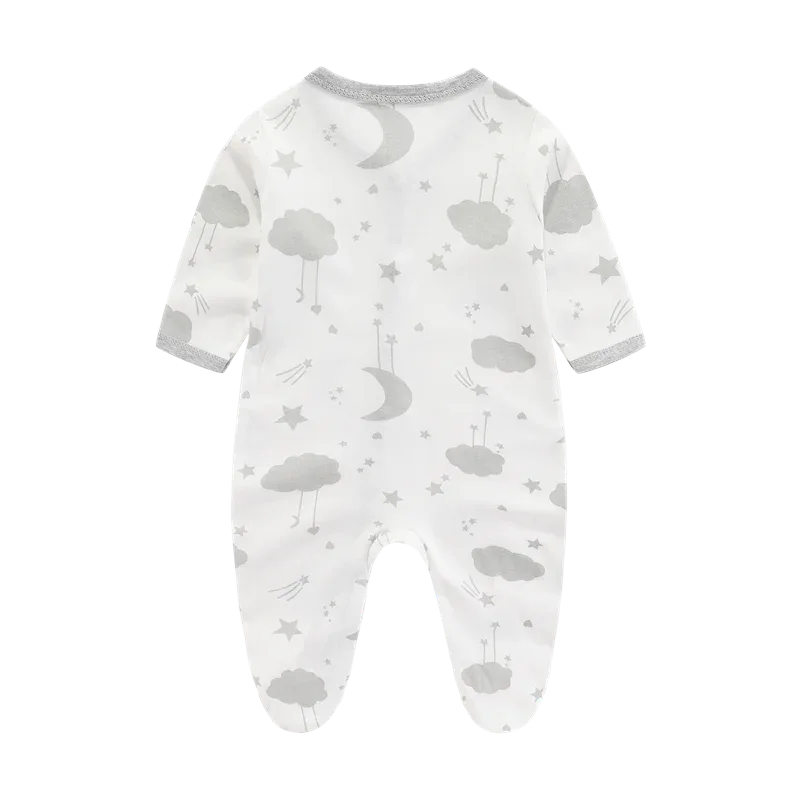 Soft Baby Romper Unisex Cartoon Print For Newborns 0 To 9 Months - ToylandEU