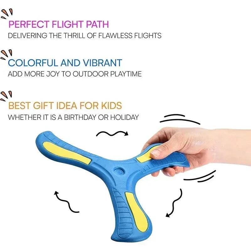  Soft Boomerang Toy For Kids Outdoor Flying Disc Safe -  ToylandEU™