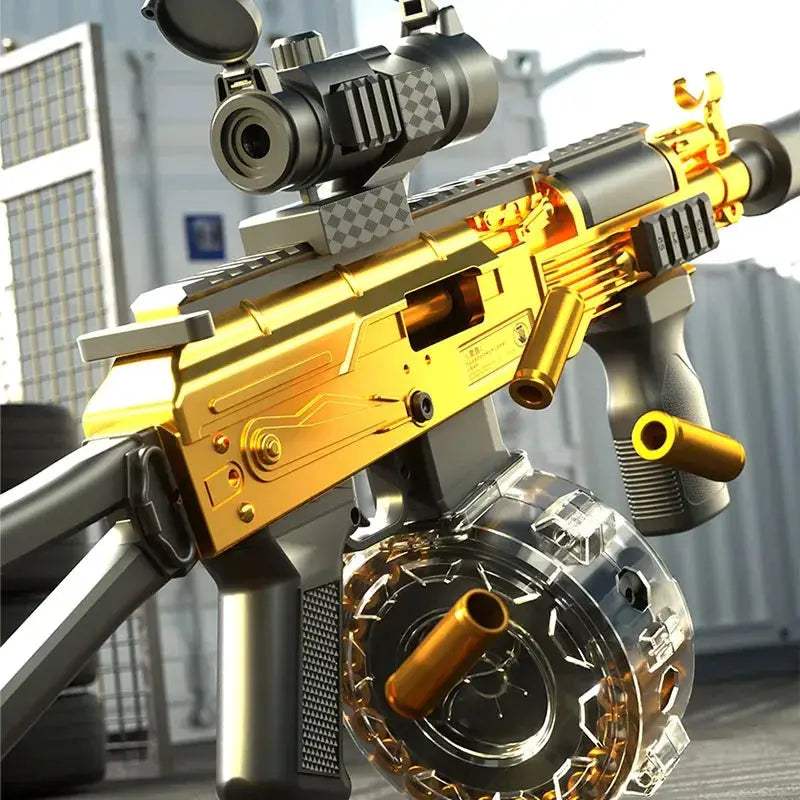 Soft Bullet Gun Toy With Electric Shell Ejection For Kids - ToylandEU