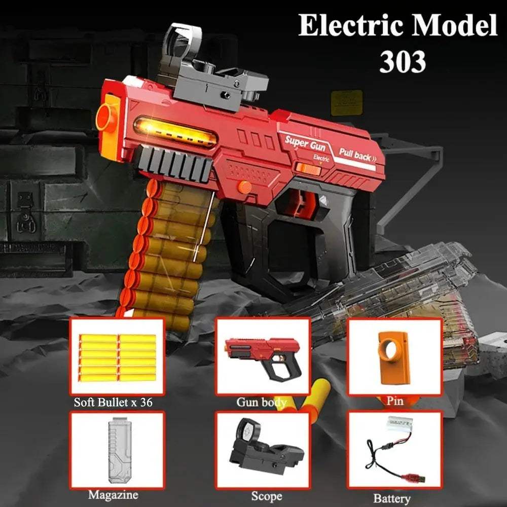 Soft Bullet Gun Toy for Outdoor Shooting Educational Fun - ToylandEU