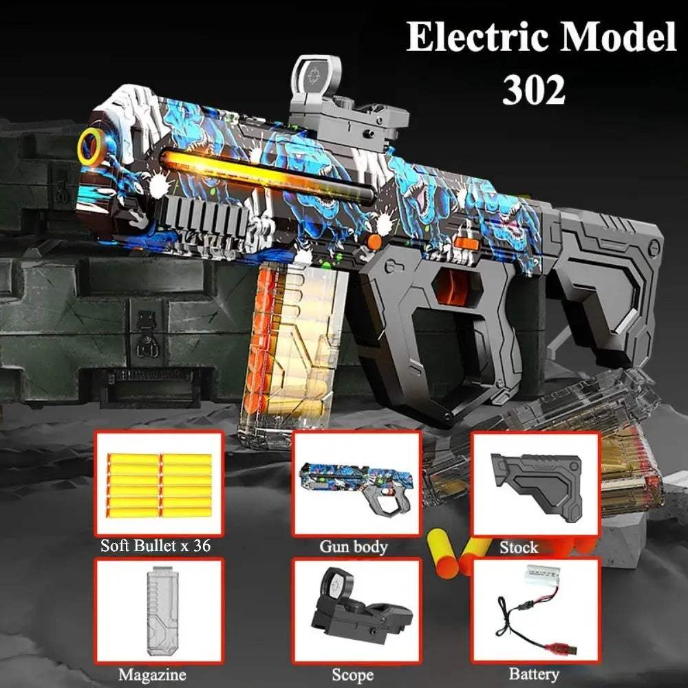 Soft Bullet Gun Toy for Outdoor Shooting Educational Fun - ToylandEU