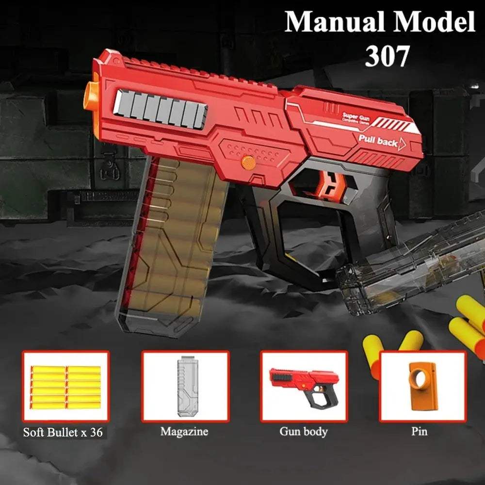 Soft Bullet Gun Toy for Outdoor Shooting Educational Fun - ToylandEU