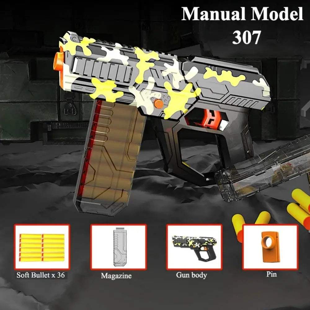 Soft Bullet Gun Toy for Outdoor Shooting Educational Fun - ToylandEU