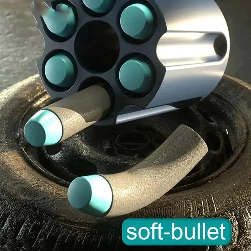  Soft Bullet Revolver Toy Gun For Kids Manual Loading -  ToylandEU™