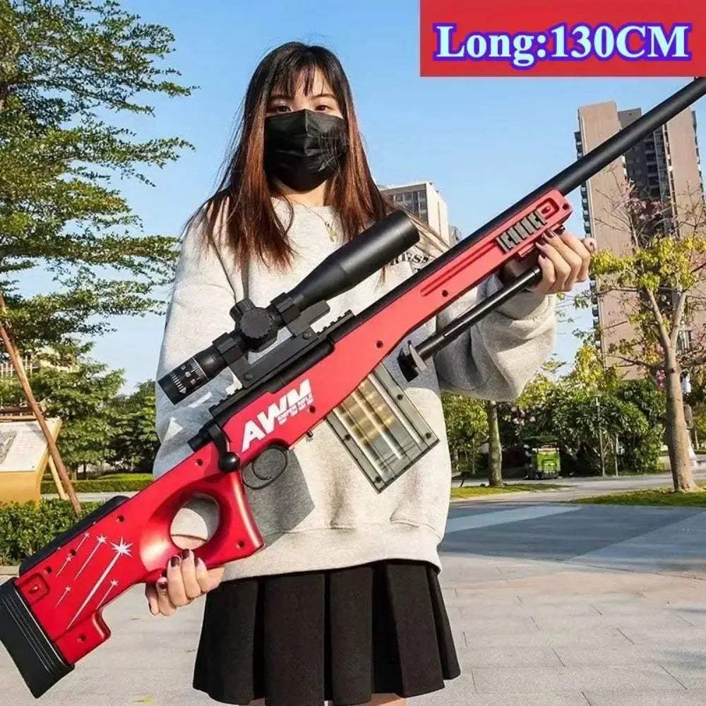 Soft Bullet Toy Gun AWM 98K Outdoor CS Battle Rifle - ToylandEU
