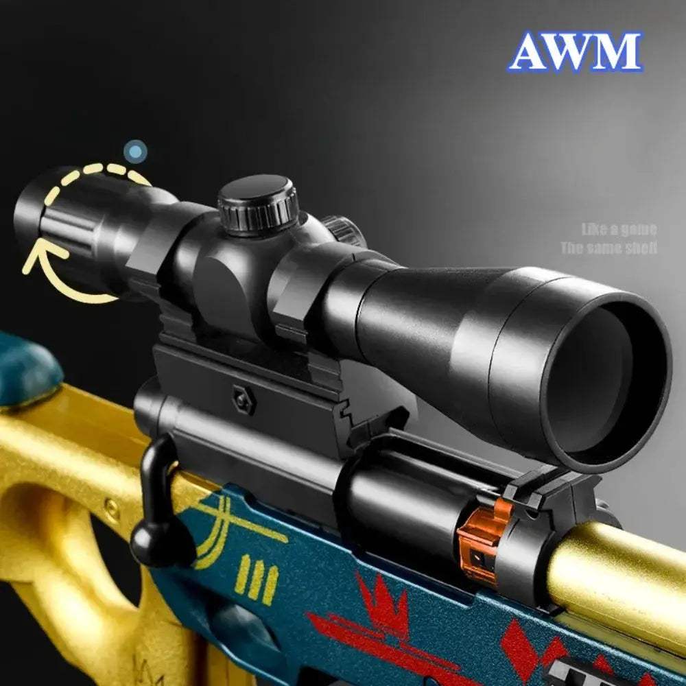 Soft Bullet Toy Gun AWM 98K Outdoor CS Battle Rifle - ToylandEU