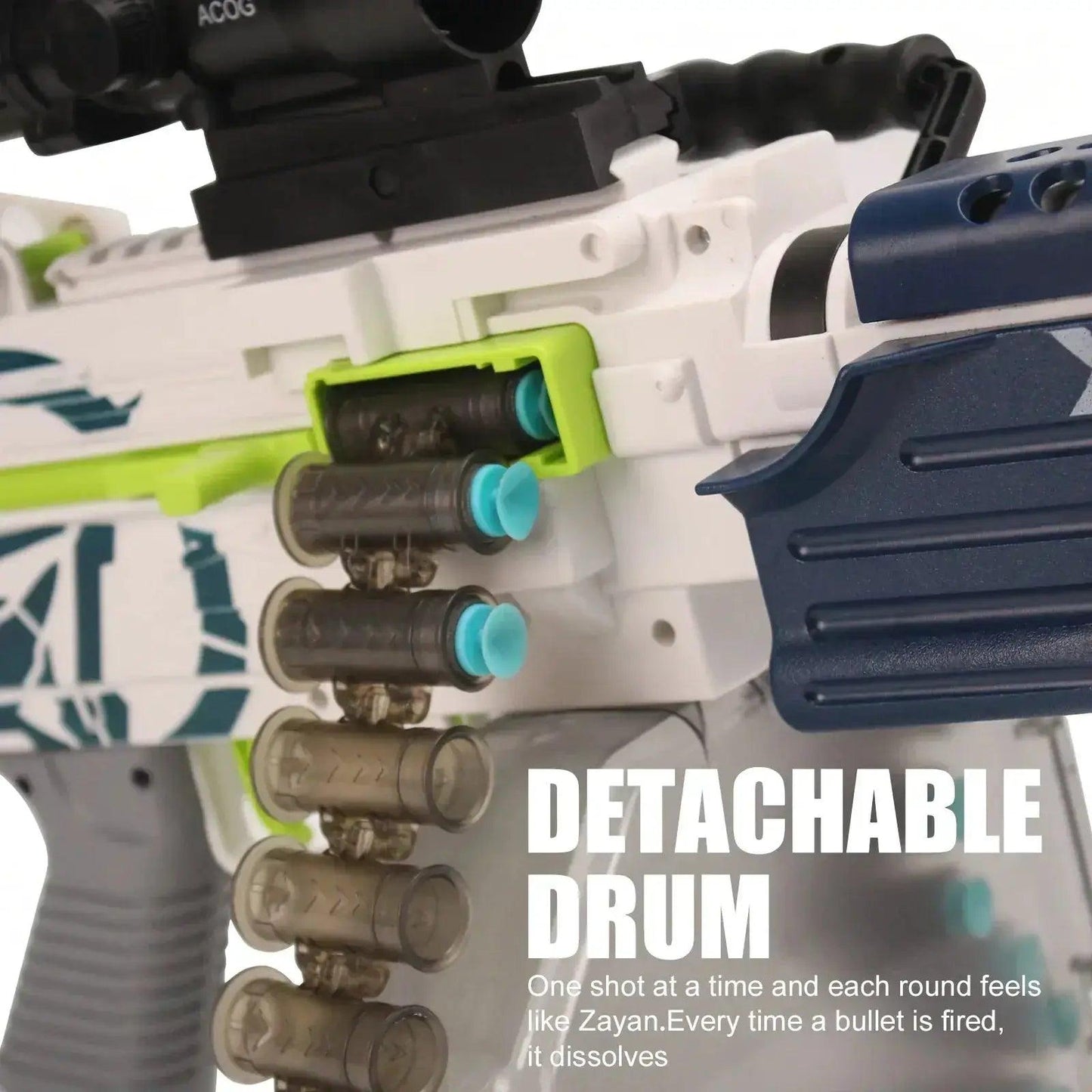  M249 Chain Fed Soft Bullet Toy Gun For Boys Durable -  ToylandEU™