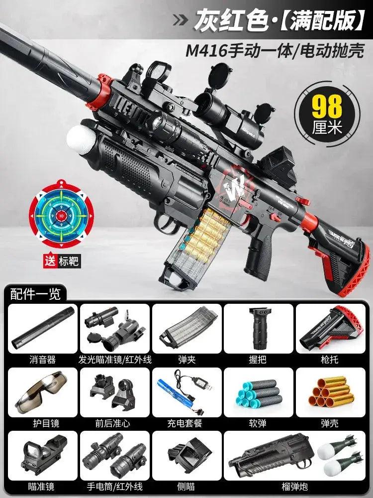  M416 Soft Bullet Toy Gun For Kids Safe Shooting Fun -  ToylandEU™