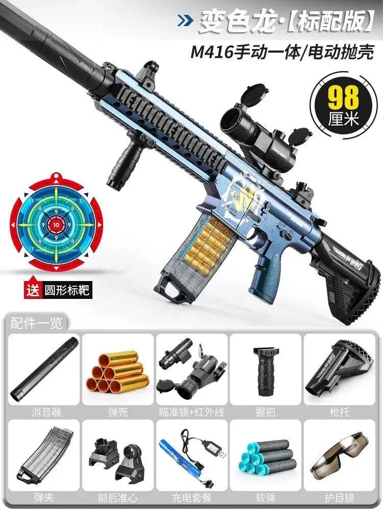  M416 Soft Bullet Toy Gun For Kids Safe Shooting Fun -  ToylandEU™