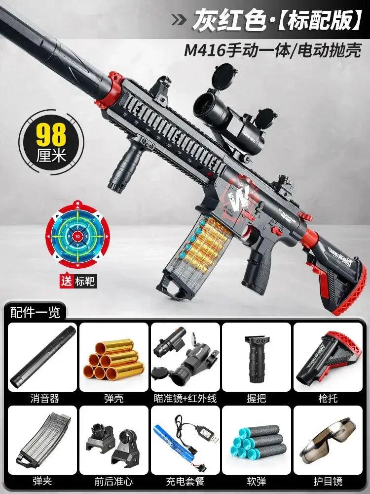  M416 Soft Bullet Toy Gun For Kids Safe Shooting Fun -  ToylandEU™