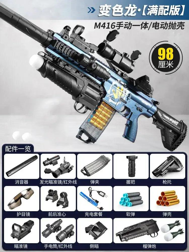  M416 Soft Bullet Toy Gun For Kids Safe Shooting Fun -  ToylandEU™