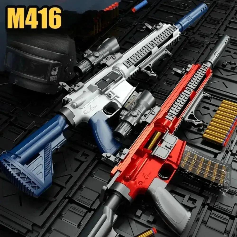  M416 Soft Bullet Toy Gun Manual Reload Outdoor Fun -  ToylandEU™