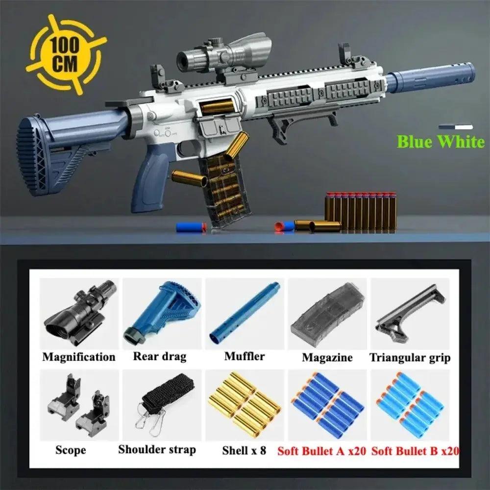  M416 Soft Bullet Toy Gun Manual Reload Outdoor Fun -  ToylandEU™