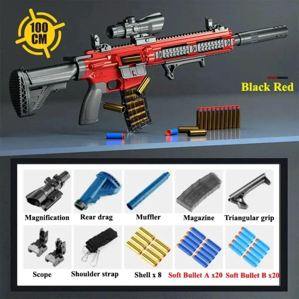  M416 Soft Bullet Toy Gun Manual Reload Outdoor Fun -  ToylandEU™