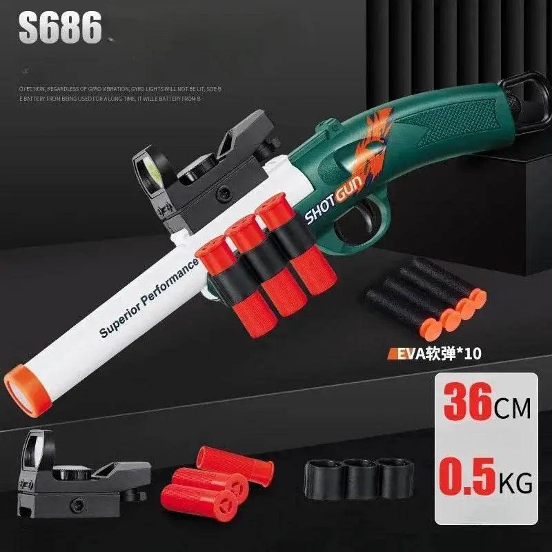  S686 Soft Bullet Toy Gun Airsoft Launcher Outdoor Sports CS Game Weapon for Boys Gift -  ToylandEU™