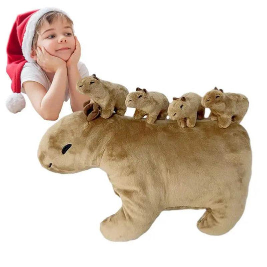 Soft Capybara Plush Toy 40cm Stuffed Animal for Kids - ToylandEU