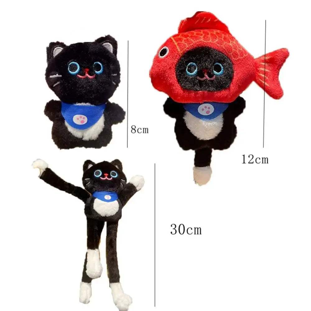 Soft Cat Plush Keychain With Cute Pendant Three Size Options - ToylandEU