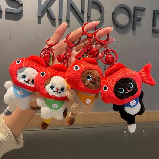  Soft Cat Plush Keychain With Cute Pendant Three Sizes -  ToylandEU™