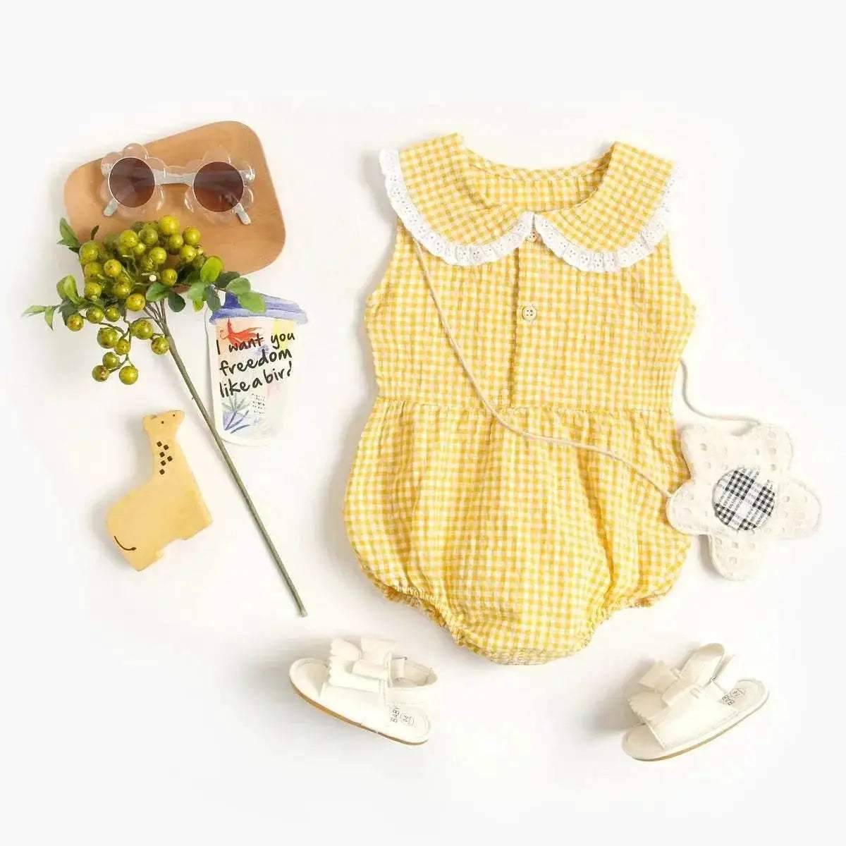  Soft Cotton Baby Bodysuits Sleeveless 0-1Y Toyland EU -  ToylandEU™