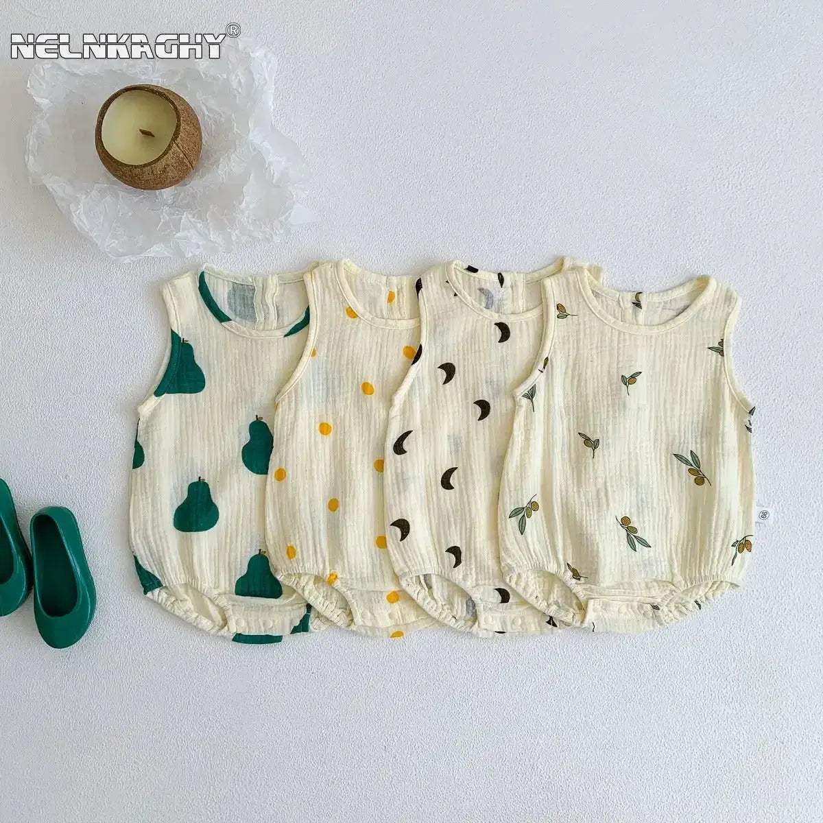 Soft Cotton Baby Bodysuits Unisex Jumpsuits For Newborns - ToylandEU