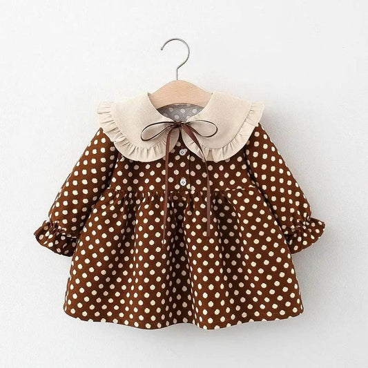  Soft Cotton Baby Dress 0-24m Ribbon Bow - Toyland EU -  ToylandEU™