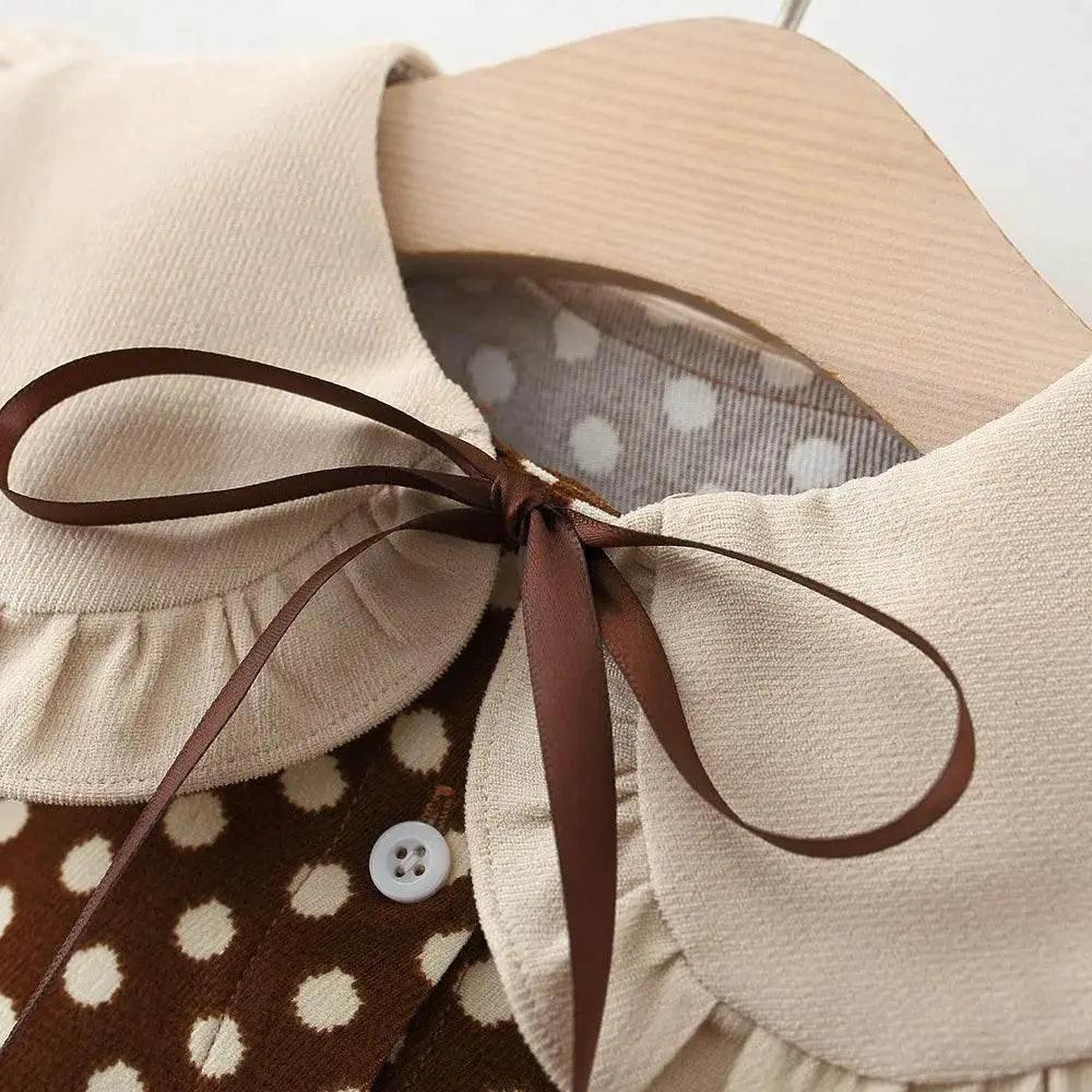  Soft Cotton Baby Dress 0-24m Ribbon Bow - Toyland EU -  ToylandEU™