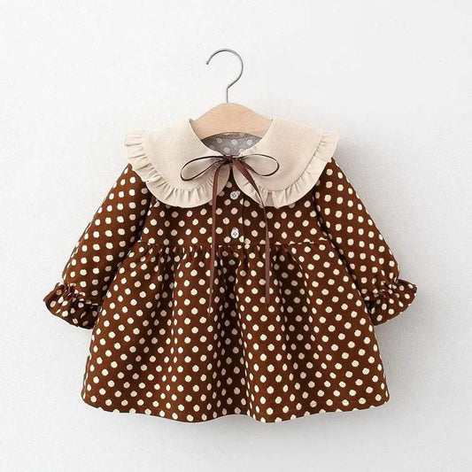  Soft Cotton Baby Dress 0-24m Ribbon Bow - Toyland EU -  ToylandEU™