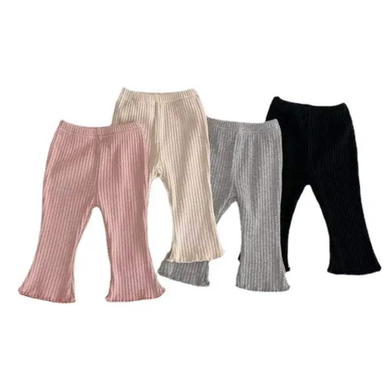 Soft Cotton Baby Trousers With Elastic Waist For Newborns - ToylandEU