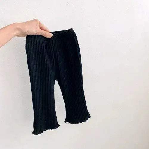 Soft Cotton Baby Trousers With Elastic Waist For Newborns - ToylandEU