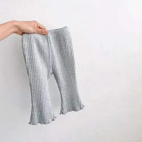 Soft Cotton Baby Trousers With Elastic Waist For Newborns - ToylandEU