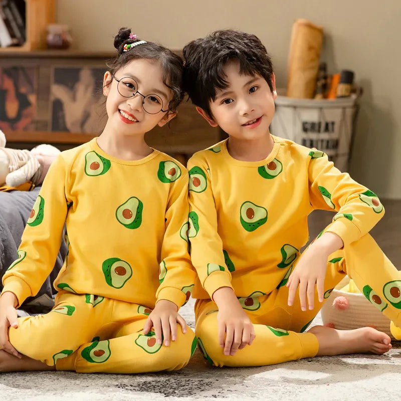 Soft Cotton Dinosaur Print Pajama Set For Kids 2 To 14 Years - ToylandEU