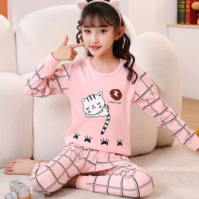 Soft Cotton Dinosaur Print Pajama Set For Kids 2 To 14 Years - ToylandEU