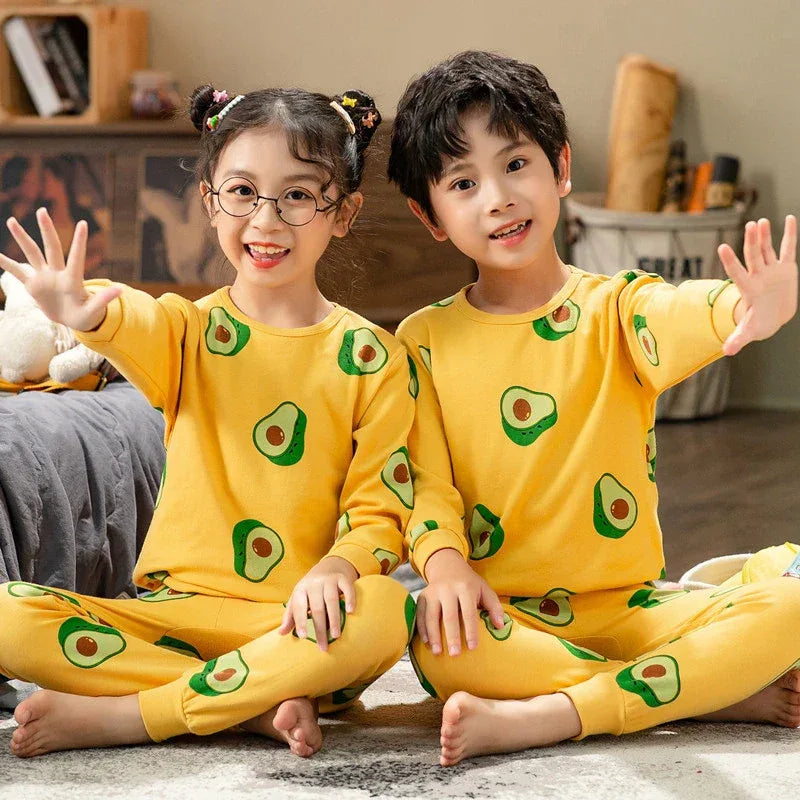 Soft Cotton Dinosaur Print Pajama Set For Kids 2 To 14 Years - ToylandEU