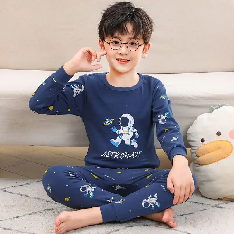 Soft Cotton Dinosaur Print Pajama Set For Kids 2 To 14 Years - ToylandEU